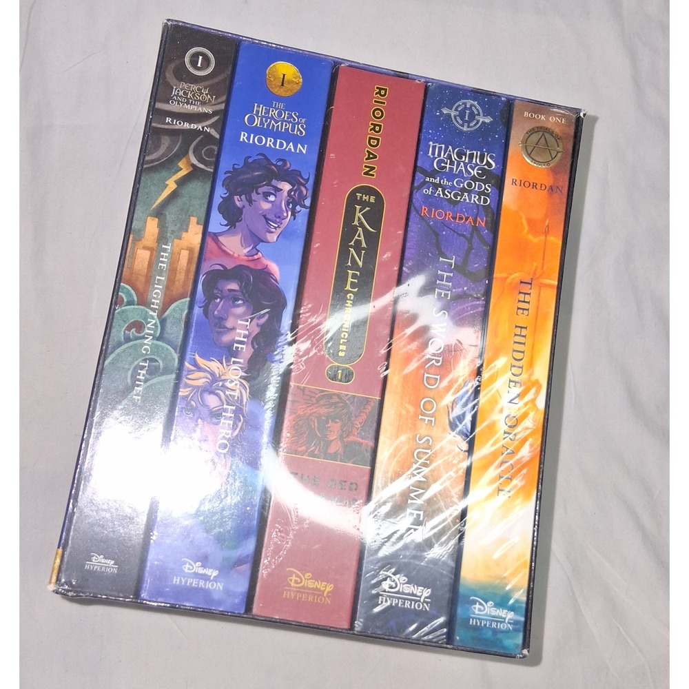Rick Riordan Book Set The Lightning Thief Heroes of Olympus‎ Paperback